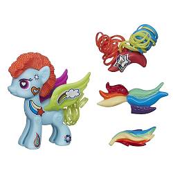 Поп-конструктор из серии My Little Pony Создай свою пони - Рэйнбоу Дэш (Hasbro, a8272-a8207) - миниатюра